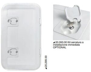 OSCULATI PORTELLO D’ISPEZIONE CARENATO CON VITI INVISIBILI