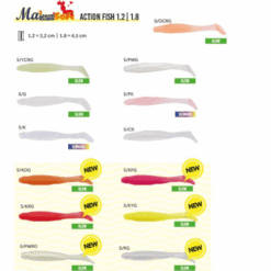 YAMASHITA MAWORM SOFT ACTION FISH W1.8