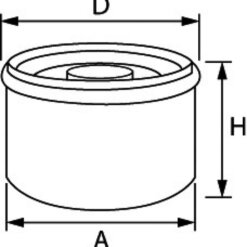 Alternative view of OSCULATI FILTRO OLIO SUZUKI DF40/50/60/70