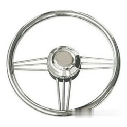 OSCULATI VOLANTE IN ACCIAIO INOX LUCIDATO A SPECCHIO