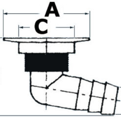 Alternative view of OSCULATI SCARICO 100° PER DOCCIA