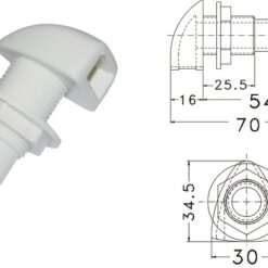OSCULATI SFIATO IN PLASTICA