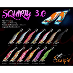 SEASPIN TOTANARA SQUIRTY 3.0 EGI SQUID JIG