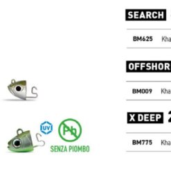 TESTA PIOMBATA FIIISH BLACK MINNOW JIG HEAD N°2