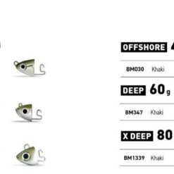 TESTA PIOMBATA FIIISH BLACK MINNOW JIG HEAD N°4