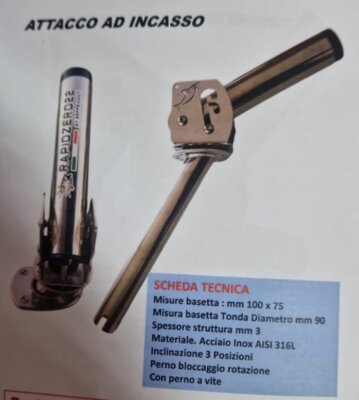 BEPPE CONTI ATTACCO AD INCASSO RAPID ZERO 22